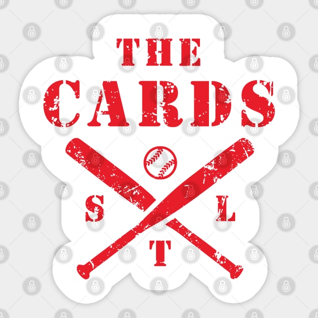 The cards St Louis cardinals Sticker by PopSmarts
